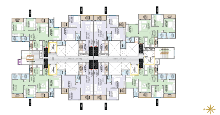UNITE OR FLOOR PLAN OF CODENAME LAWISH - PROJECT EVARA